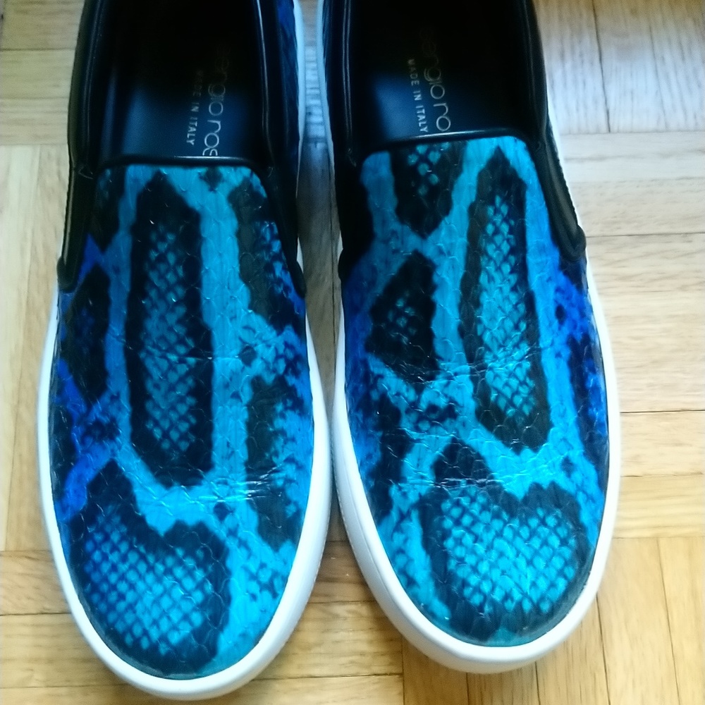Sergio Rossi Python slip on